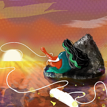 Fluxo da vida. Un proyecto de Dibujo e Ilustración digital de Laryssa Heringer - 19.07.2026