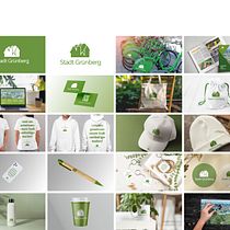 Mockups Stadt Grünberg. Design, Branding, Identity, Design Management, Graphic Design, Digital Design, and Presentation Design project by Wolfgang Schott - 07.20.2026