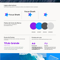Focus Shark: Redesign para um produto digital.. Design, Branding, Identity, Graphic Design, and Logo Design project by André Antonio da Silva Queiroz - 07.21.2026