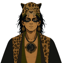 TEZCATLIPOCA: EL JAGUAR DE LA OSCURIDAD. Graphic Design, Information Design, Infographics, Digital Illustration, and Communication project by Vanesa Morga - 07.23.2026