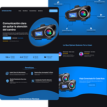LANDING PAGE - INTERCOM PRO. Design project by Brayan Mejia - 07.23.2026