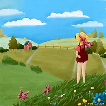 L’été. Un proyecto de Diseño de personajes, Ilustración digital, Ilustración infantil y Dibujo digital de Anaïs Loison - 24.07.2026