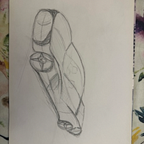 Mi proceso de sketching automotriz. Design, Traditional illustration, and Drawing project by María Paz Busin Lombán - 07.25.2026