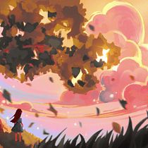 Under The Pink Skies. Digital Illustration project by baaclocassandra - 07.25.2026