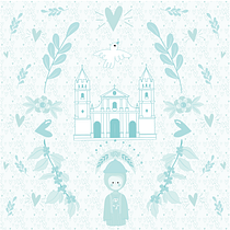 Entre el cielo y el corazón. Traditional illustration, Pattern Design, Vector Illustration, and Printing project by Mariana Gelvez Acevedo - 07.27.2026