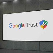 Google Trust. Advertising, Art Direction, Branding, Identity, Graphic Design, Marketing, Naming, Logo Design, and Brand Strategy project by Paula Luciana Barrancos - 08.04.2026