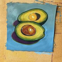 Pintura al óleo 🥑. Fine Arts, Painting, and Oil Painting project by marinarimu - 08.05.2026