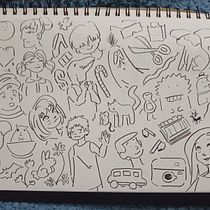 Mi sketchbook creativo. Design, Traditional illustration, and Drawing project by Ana Isabel Ñaupari Peredo - 08.07.2026
