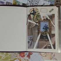 Álbum de mariposas con costura de rayo. Arts, Crafts, Fine Arts, Paper Craft, Sewing, Bookbinding, and DIY project by Dolores Rodríguez Valdés - 08.09.2026