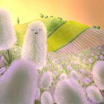 Rabbitfoot Clover Field. Digital Illustration project by emilia_jendrusik - 08.09.2026