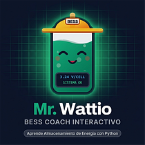 Mr Wattio:  Plataforma de educación BESS gamificada. Design, Design gráfico, e DIY projeto de Rodrigo Díaz T. - 10.08.2026
