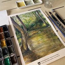 Torrente Camigliati. Fine Arts, Painting, and Watercolor Painting project by Egidio Calabrese Violetta - 08.11.2026