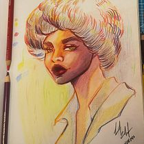 RETRATO COLORIDO CON LAPICES DE COLORES. Traditional illustration, Fine Arts, and Drawing project by Luis Angel Zeferino Acevedo - 08.12.2026