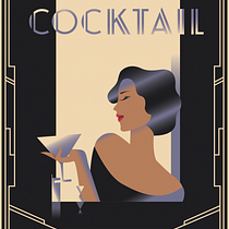 Art Deco Project. Ilustração tradicional, Artes plásticas, Design de cartaz e Ilustração digital projeto de Apoorva Kabra - 13.08.2026