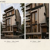 From Sketch to Real Rendered Project. Design, Architecture, Storytelling, Digital Design, ArchVIZ, Artificial Intelligence, AI Design, Text, Storytelling with AI, 3D, and Motion Design with AI project by Chaza halwani - 08.18.2026