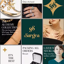 Brand Identity and Templates for a Jewelry Brand . % asmauaa98 tarafından hazırlanan Tasarım, Markalaşma ve Kimlik, Grafik Tasarım, Tipografi, Logo Tasarımı, Ve Tipografi Tasarımı projesi - 08.19.2026