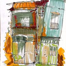 Sketching with alcohol marker. Un projet de Esquisse , Dessin, Illustration architecturale, Carnet de croquis et Illustration à l'encre de dptorresg - 20.08.2026