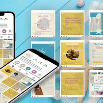 Sea Themed Skincare Instagram Feed Design Ein Projekt aus dem Bereich Design und Grafikdesign von asmauaa98 - 23.08.2026