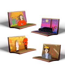 Livro Pop-up hereditário. Un progetto di Disegno e Illustrazione digitale di marcellylima1407 - 03.09.2026