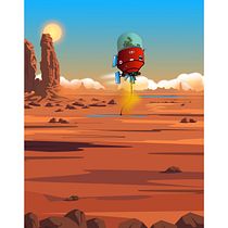 Expidention For Water Mars. Digital Illustration, Concept Art, and Digital Drawing project by Nabeel Abdul Hameed - 09.05.2026