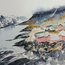 Técnicas experimentales. Fine Arts, Painting, and Watercolor Painting project by Anna Alcaide - 09.06.2026