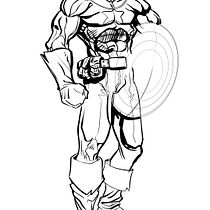Captain America. Un proyecto de Ilustración tradicional de Carmelo Monaco - 10.09.2026