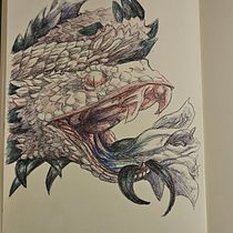Snake in Lilies. Esboçado, Desenho, Sketchbook e Ilustração com tinta projeto de Jackson Morris - 13.09.2026