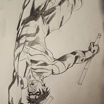 Ilustración de anatomía de superhéroe. Projekt z dziedziny Tradycyjna ilustracja, Projektowanie postaci, Komiksy, Rysunek ołówkiem i Rysunek anatomiczny użytkownika Marta Palomo Pacheco - 13.09.2026