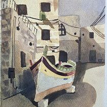Maltese Luzzu. Un progetto di Illustrazione tradizionale, Belle arti e Disegno di Miss A - 13.09.2026