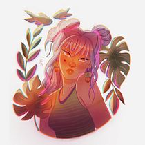 The girl . Desain Karakter, Ilustrasi Digital, Gambar Digital, Dan Lukisan Digital proyek oleh laeli_88 - 09.13.2026