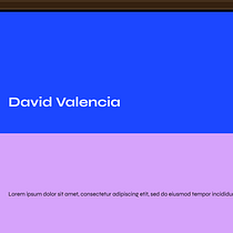 David V - Portafolio| Ein Projekt aus dem Bereich Design von Disruptive Innovations SAS David Valencia - 14.09.2026