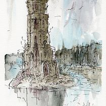 Written Pictures. Fine Arts, Painting, and Watercolor Painting project by Andrea Acker - 09.14.2026