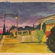 Everyday trainstation . Arte plastice de Vanessa - 09.15.2026