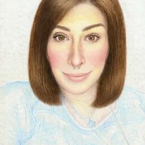 Portrait aux crayons de couleur . Un projet de Dessin, Dessin de portrait, Carnet de croquis , et Dessin aux crayons de couleur de mrs_egon - 18.09.2026