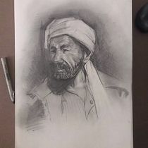 Practice portrait of an old man. Un proyecto de Bellas Artes, Dibujo a lápiz, Dibujo, Dibujo realista y Dibujo artístico de willie jimenez - 21.09.2026