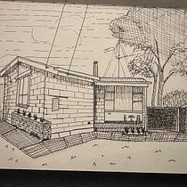 My home.  . Ilustrație tradițională, Desen, Ilustrație arhitecturală & Ilustrație cu cerneală de indee_cumming - 09.21.2026