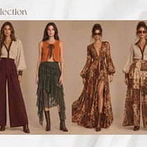AUTUMN LIGHT. Un progetto di Fashion design, Illustrazione di moda, Textile Design, Intelligenza Artificiale, Progettazione con IA e Generazione di Immagini di Danielle Alves - 22.09.2026