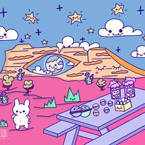 Cozy Night. Character Design, Digital Illustration, and Manga project by Rusu Kimura - 09.26.2026