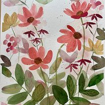 Acuarela floral . Ilustrasi tradisional, Lukisan, Lukisan Cat Air & Ilustrasi Botani proyek oleh ssegato2013 - 10.02.2026