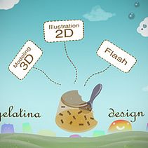 gelatina-design.com . % Alicia Pereira Garcia tarafından hazırlanan Tasarım, Geleneksel illüstras, on, Film, Video ve TV, 3D, Ve Reklamcılık projesi - 06.15.2010