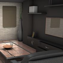Modelado, iluminación interior . Projekt z dziedziny 3D użytkownika rafael galvez lopez - 15.09.2010