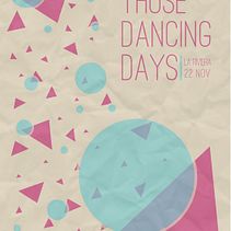 Posters Those Dancing Days. Design project by Sara Peláez - 11.24.2011