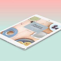 Aplicativo de Sobremesas Veganas. Design, e UX / UI projeto de Gemma Busquets - 23.01.2014