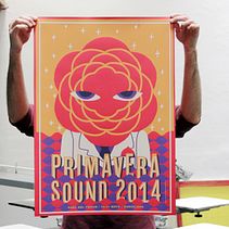 Primavera Sound 2014. Un progetto di Illustrazione tradizionale e Serigrafia di Barba - 21.05.2014