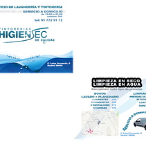 Higiensec. Diseño de los flyers publicitarios. . Design, Graphic Design, and Marketing project by Óscar Oliva Andrade - 02.05.2015