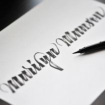 My Course Project: Calligraphy and Rock'n'Roll. Br, ing, Identit, Calligraph, Art Direction, and Graphic Design project by Pablo Tradacete - 12.12.2016