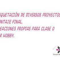 MAQUETACIONES. Tengo todos los proyectos originales. . Br, ing, Identit, Design, Information Design, and Web Design project by SANDRA ALVAREZ PEREZ - 01.11.2017