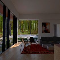 Fallsview Residence (proyecto Master). 3D, e Arquitetura projeto de Maria Jose Rolla - 05.02.2017