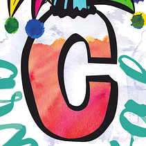 Cartel carnaval. Calligraph, Graphic Design, and Traditional illustration project by Beatriz Arévalo Hernández - 02.08.2017