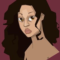 Autorretrato . Character Design, and Traditional illustration project by Aída Valdayo Bricaud - 02.16.2017